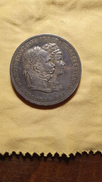 Ferenc Jzsef ezst 2 gulden 1879