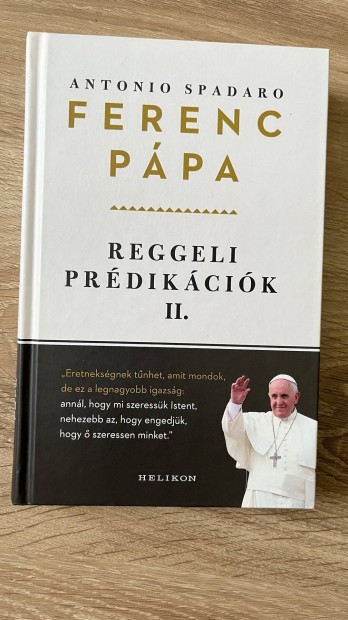Ferenc Ppa Reggeli prdikcik 2. Szinte j knyv