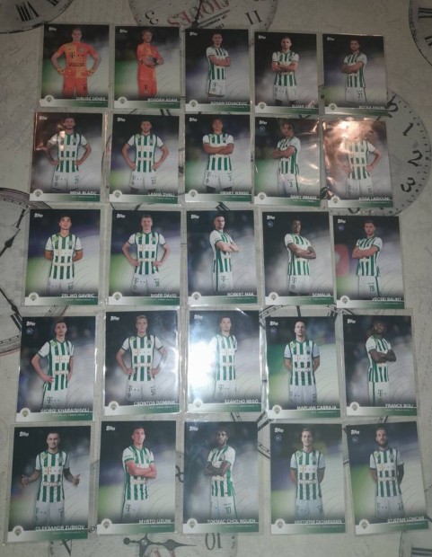 Ferencvrosi TC 2022-23 Topps 50 darabos focis krtya sor