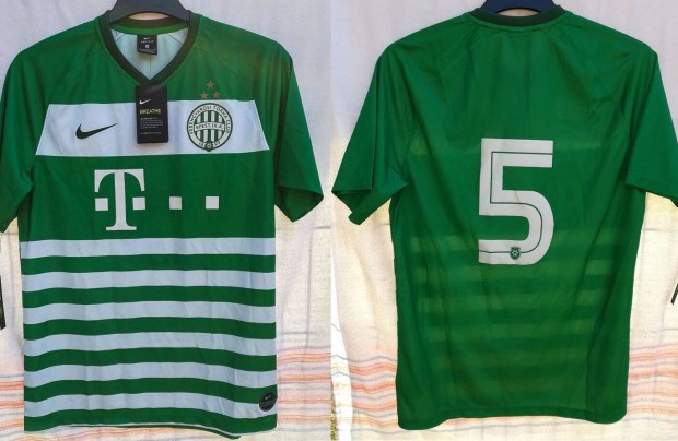 Ferencvárosi TC FTC zöld fehér csíkos eredeti Nike 5-ös mez (M)