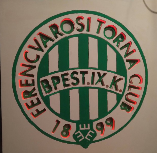 Ferencvrosi Torna club gipszkarton dekor 