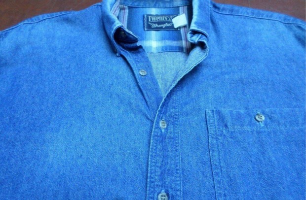 Férfi farmer ing Wrangler retro XL