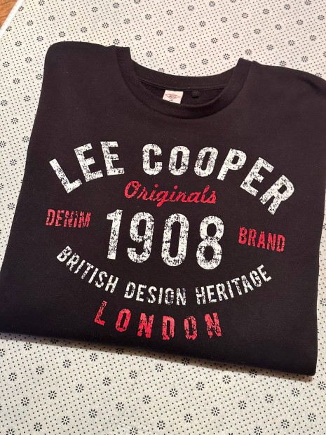 Frfi fekete Lee Cooper fels (XXL-es mretben)