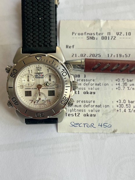 Frfi karra sector 455 chronograph diver 200M!NOS!