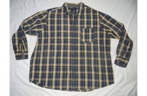 Férfi kockás hosszú ujjú ing 3XL 47/48-s mb: 150 cm h:84 cm Canda