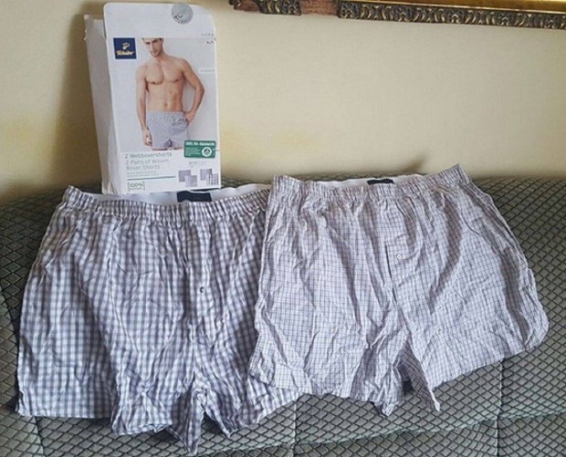 Frfi szvtt boxer Bio pamut! , XL-es, kocks