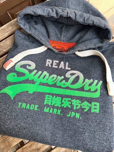 Frfi szrke kapucnis fels,XL-es mretben (Superdry Vintage)