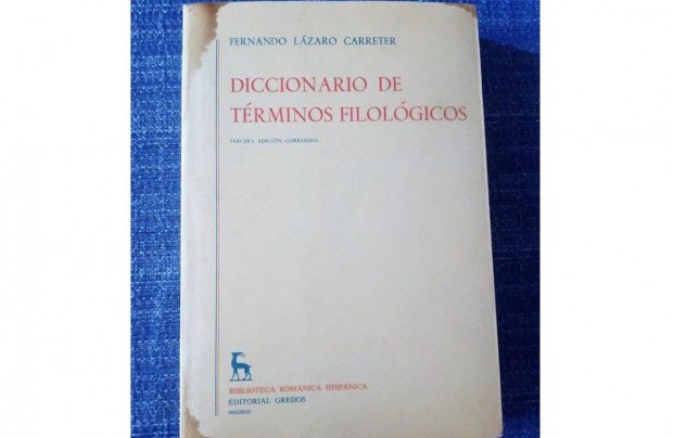 Fernando Lzaro Carreter: Diccionario de trminos filolgicos