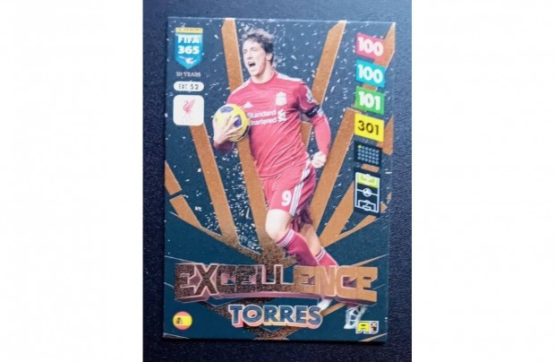 Fernando Torres Liverpool Excellence focis krtya Panini FIFA 2025