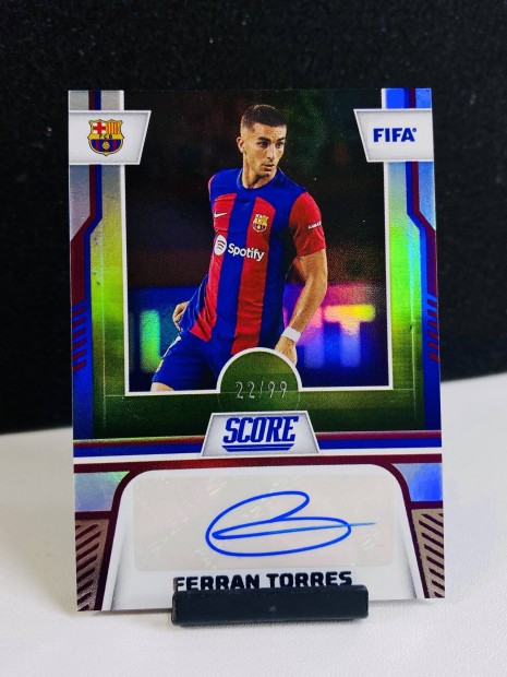 Ferran Torres /99 au alrt autograph krtya card