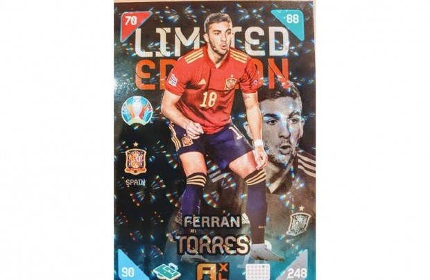 Ferran Torres (Spanyolorszg) Limited focis krtya Kick Off 2021