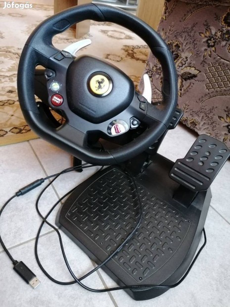 Ferrari458 Italia Xbox360 Thrustmaster kormny+pedl - Xbox360 /PC