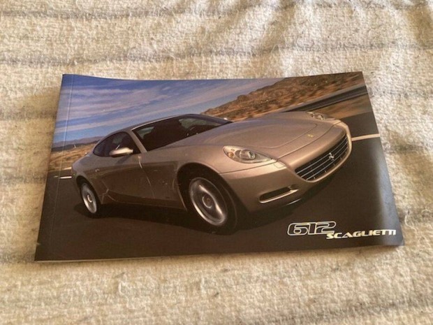 Ferrari 612 Scaglietti katalógus, prospektus, brosúra