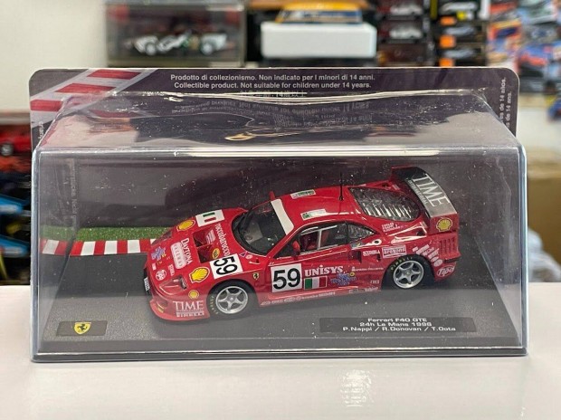 Ferrari F40 GTE No.59 24h Le Mans 1996 1:43 1/43 Altaya