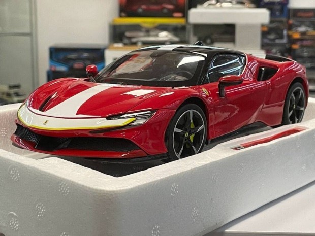 Ferrari SF90 Stradale Assetto Fiorano 2019 1:18 Bburago Signature