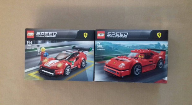 Ferrari -s Speed Champions LEGO 75886 488 Scuderia + 75890 F40 Foxrba