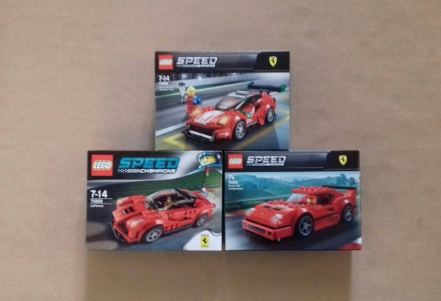 Ferrari -s bontatlan Speed Champions LEGO 75886 75890 75899 Fox.rban
