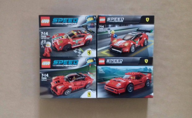 Ferrari -s bontatlan Speed Champions LEGO -k 75886 75908 75899 75890 F