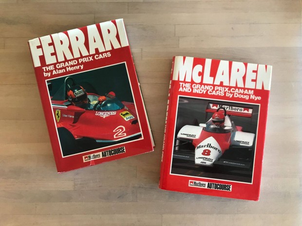 Ferrari s Mclaren f1 s egyb klasszikus versenyautk knyv csomag