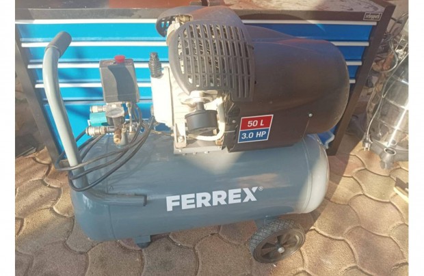 Ferrex 50 L es 10 bros kthengeres olajos kompresszor