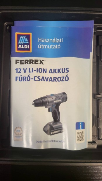 Ferrex akkus fúró csavarozó.