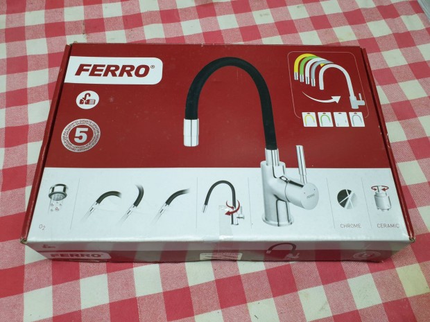 Ferro Zumba Álló mosogatócsaptelep fekete
