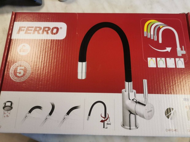 Ferro zumba Flexi mosogat�csaptelep elad� fekete