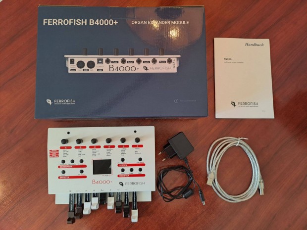 Ferrofish B4000+ drawbar Hammond orgona modul