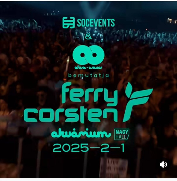 Ferry Corsten koncertjegy ingyen!