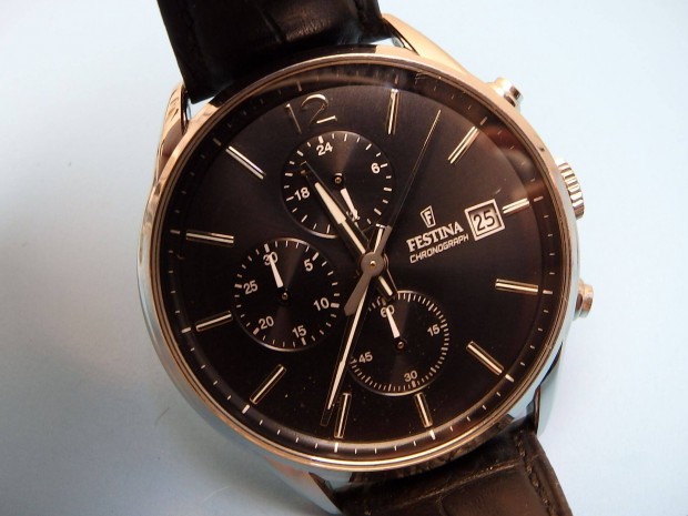 Festina Frfi Karra Quartz Szerkezettel Modern Chronograph