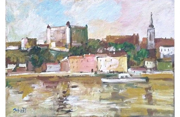 Festmny(02/60)= Bnfi : Pozsony/Bratislava (olaj, karton, 50 x 35 cm)