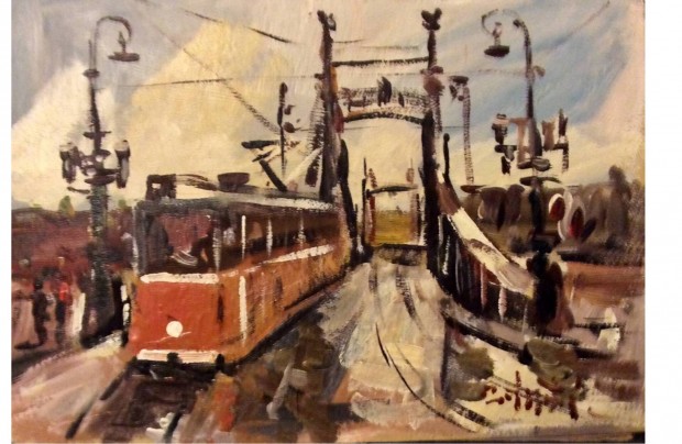Festmény - Petőfi híd