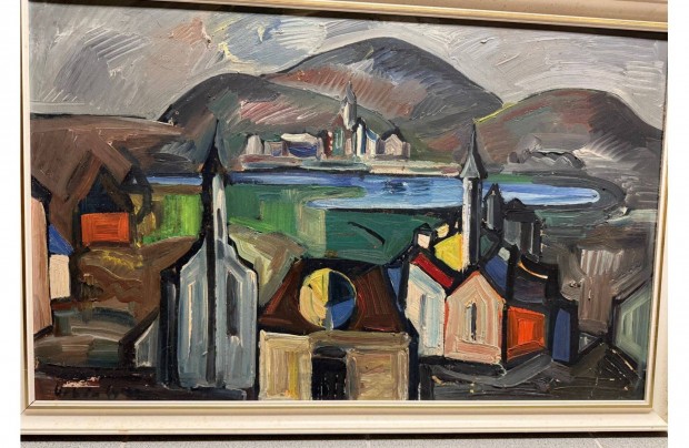 Festmény tempera Urbán
