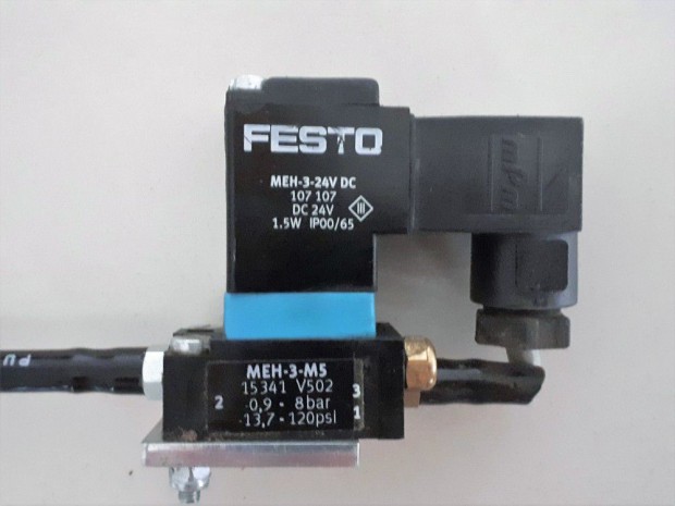 Festo MEH-3-24VDC, pneumatikus mgnesszelep, 8 bar, 24VDC/ax344a