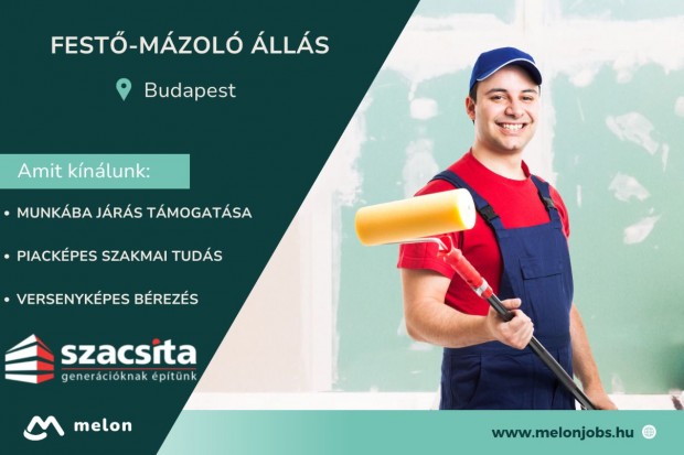 Festő-Mázoló álláslehetőség