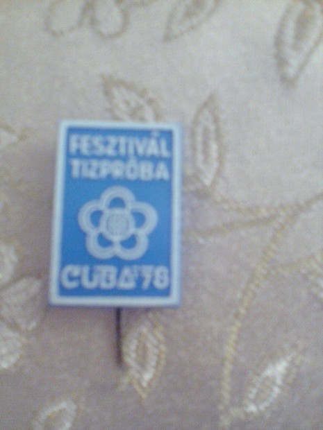 Fesztivl tzprba Cuba '78 kitz, jelvny