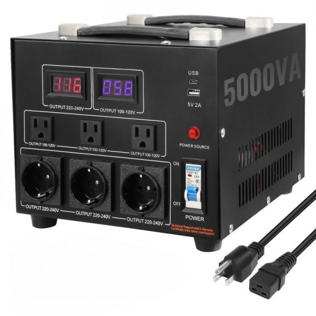 Feszltsg talakt konverter 5000W , 220V-110V