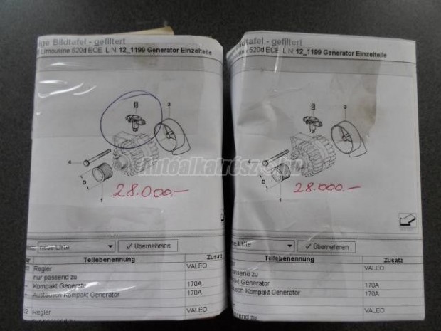 Feszültségszabályozó - bmw 5-ös sorozat