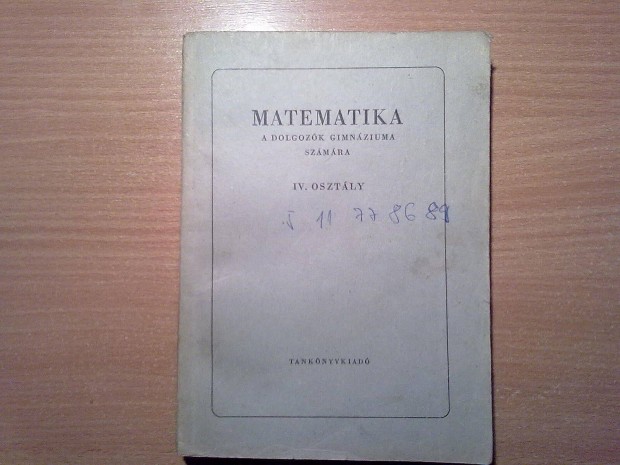 Fiala Albert: Matematika IV