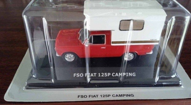 Fiat 125p Camping kisauto modell 1/43 Elad