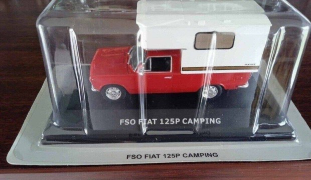 Fiat 125p Camping kisauto modell 1/43 Elad