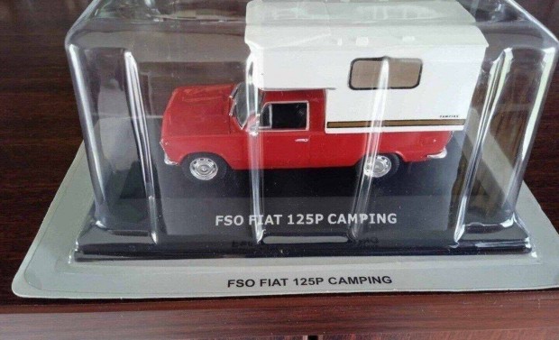 Fiat 125p Camping kisauto modell 1/43 Elad