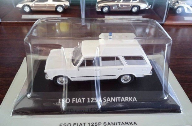 Fiat 125p Sanitarka kisauto modell 1/43 Elad