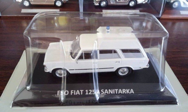 Fiat 125p Sanitarka kisauto modell 1/43 Elad