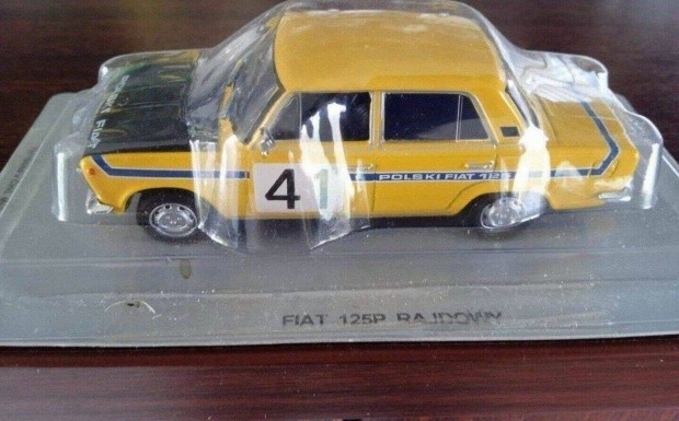 Fiat 125p rajdowy "kultowe" DEA kisauto modell 1/43 Elad