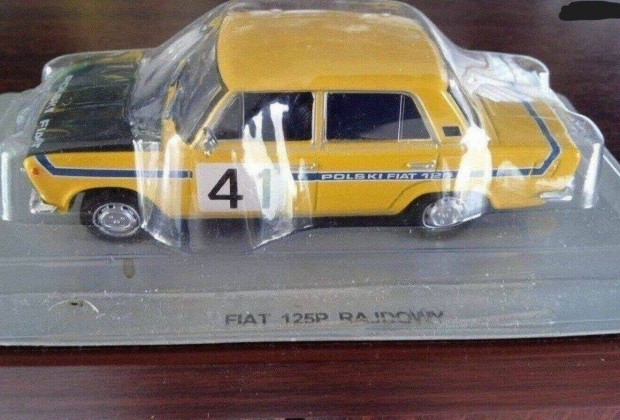 Fiat 125p rajdowy "kultowe" DEA kisauto modell 1/43 Elad