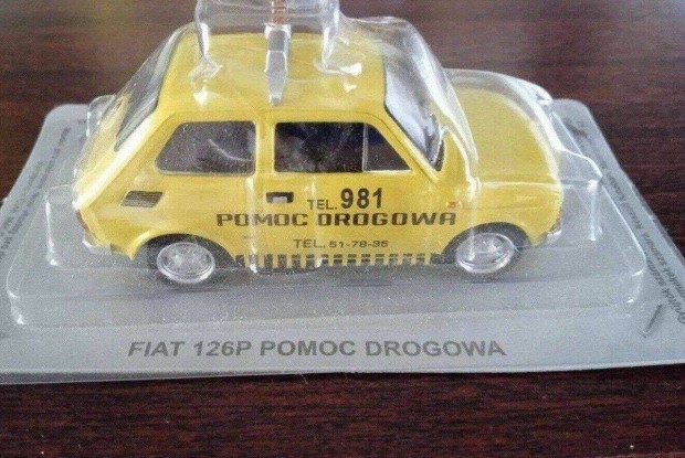 Fiat 126p pomoc "kultowe" DEA kisauto modell 1/43 Elad