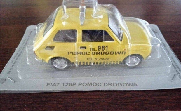 Fiat 126p pomoc "kultowe" DEA kisauto modell 1/43 Elad