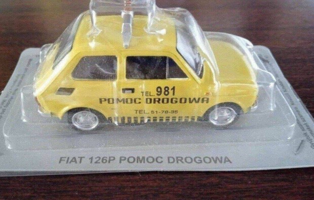 Fiat 126p pomoc "kultowe" DEA kisauto modell 1/43 Elad