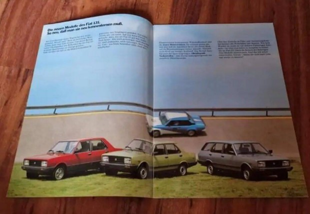 Fiat 131 / 131 Panorama Prospektus 1982